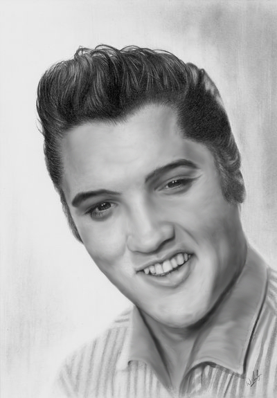 Elvis Presley a was an singer actor and musician